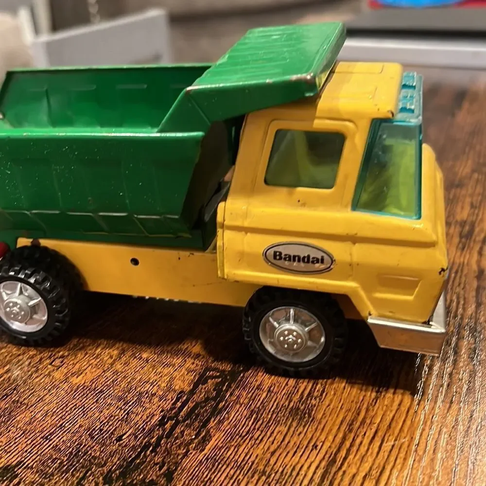 Bandai HERCULESS Tin Toy Dump Truck Late 1960s Japan pressed‎ steel toy